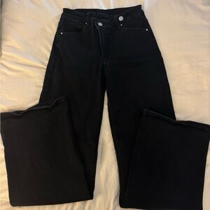 Risen Wide Leg Jeans